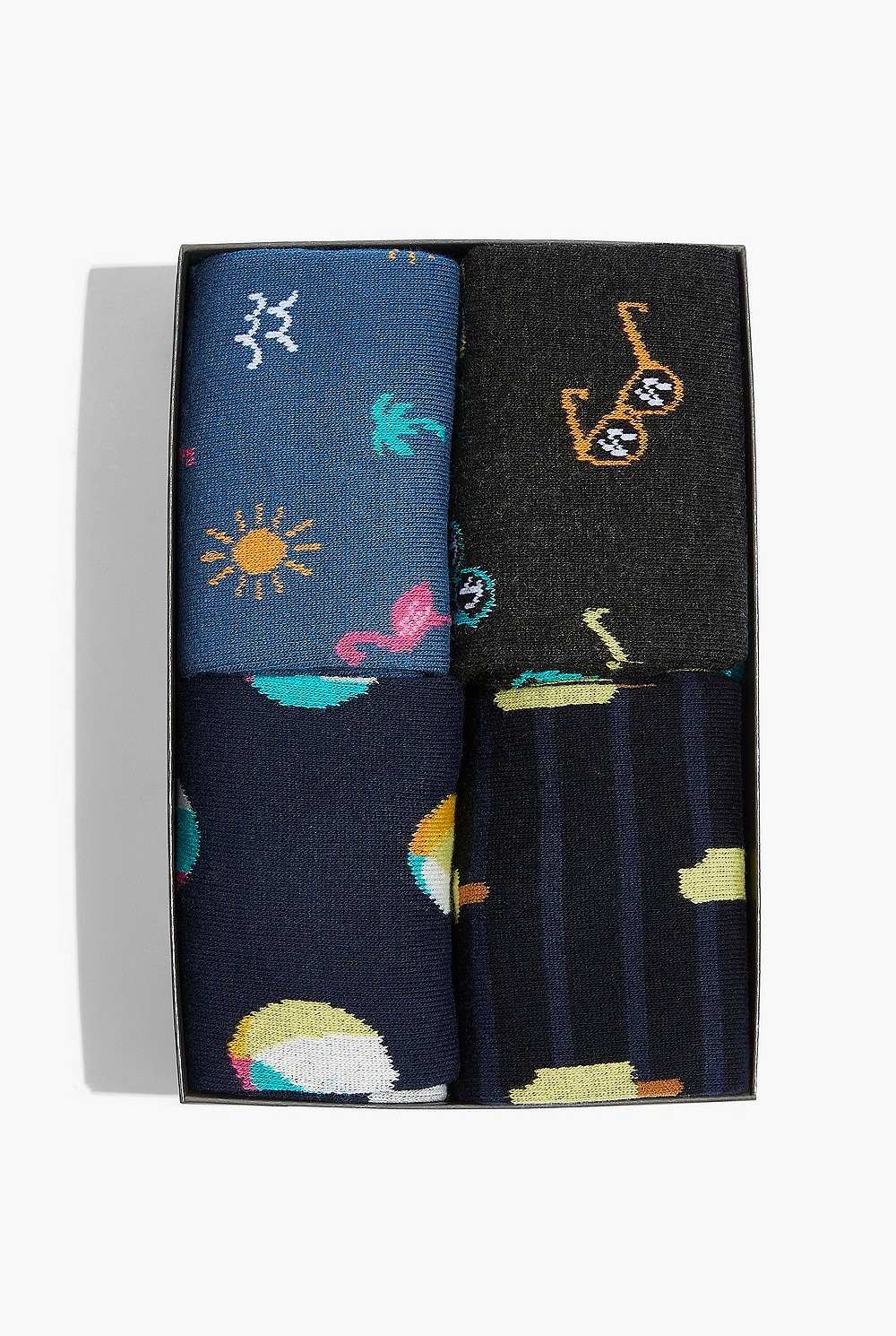 Boxed Sock Multicolour Summer Sock Boxed Socks Pack of 4 - Socks | Country Road