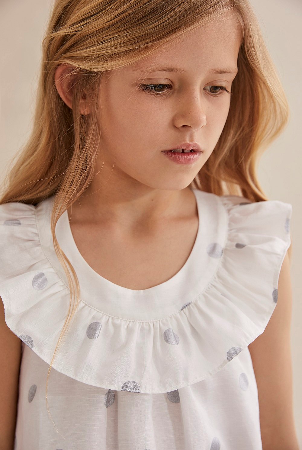 Frill Spot Dress