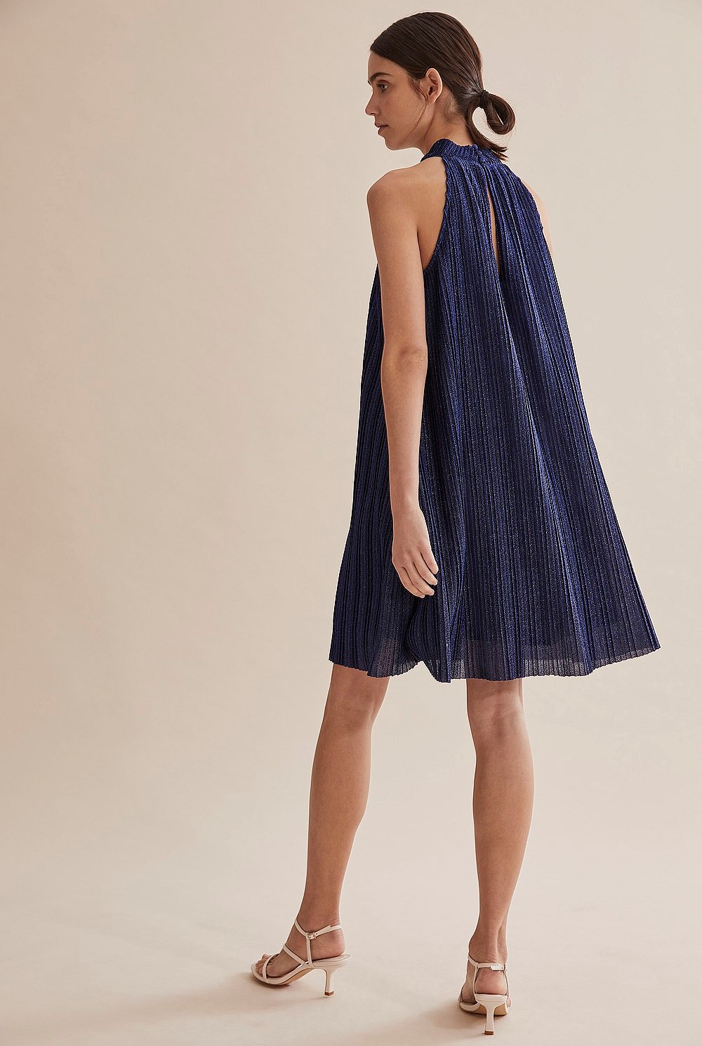 Pleat Mini Dress