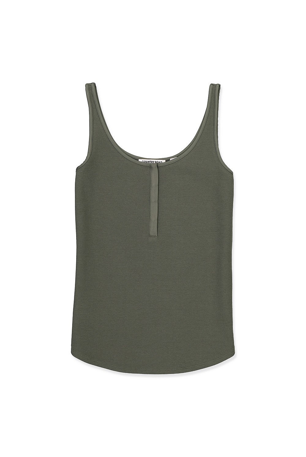 Rib Henley Tank