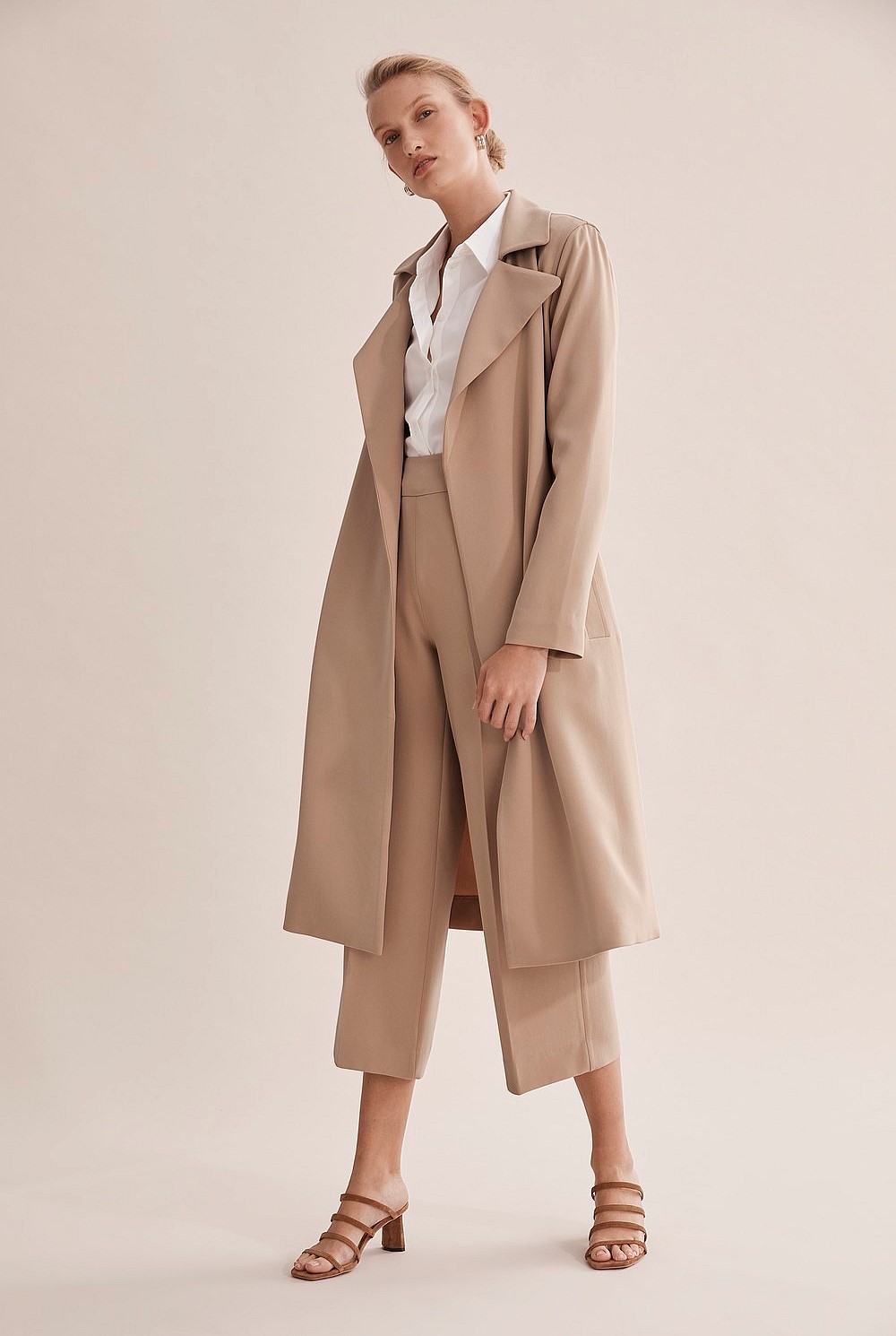 Cropped Wide Leg Pant