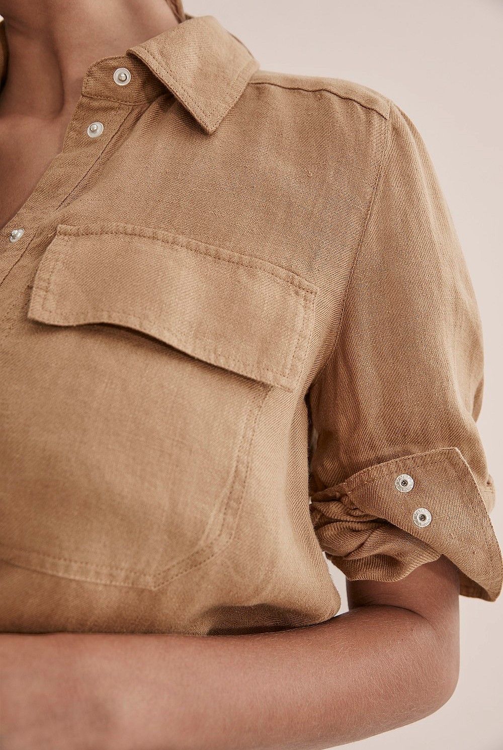 Linen Utility Shirt