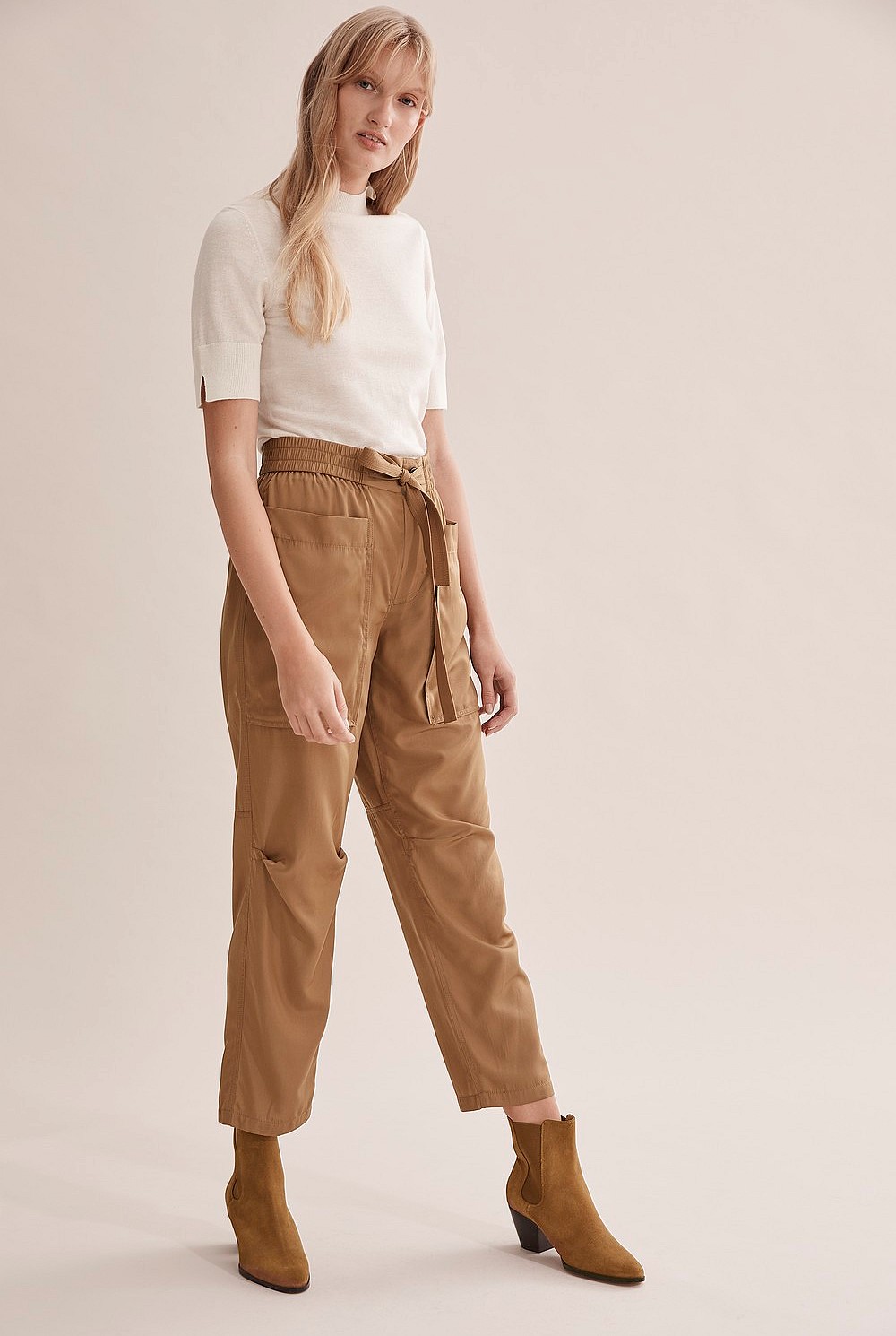 Wool Silk Short Sleeve Knit