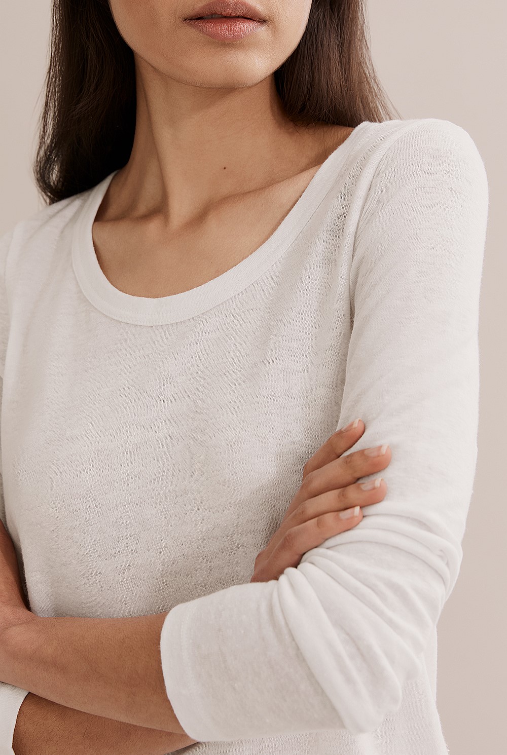 Long Sleeve Linen T-Shirt