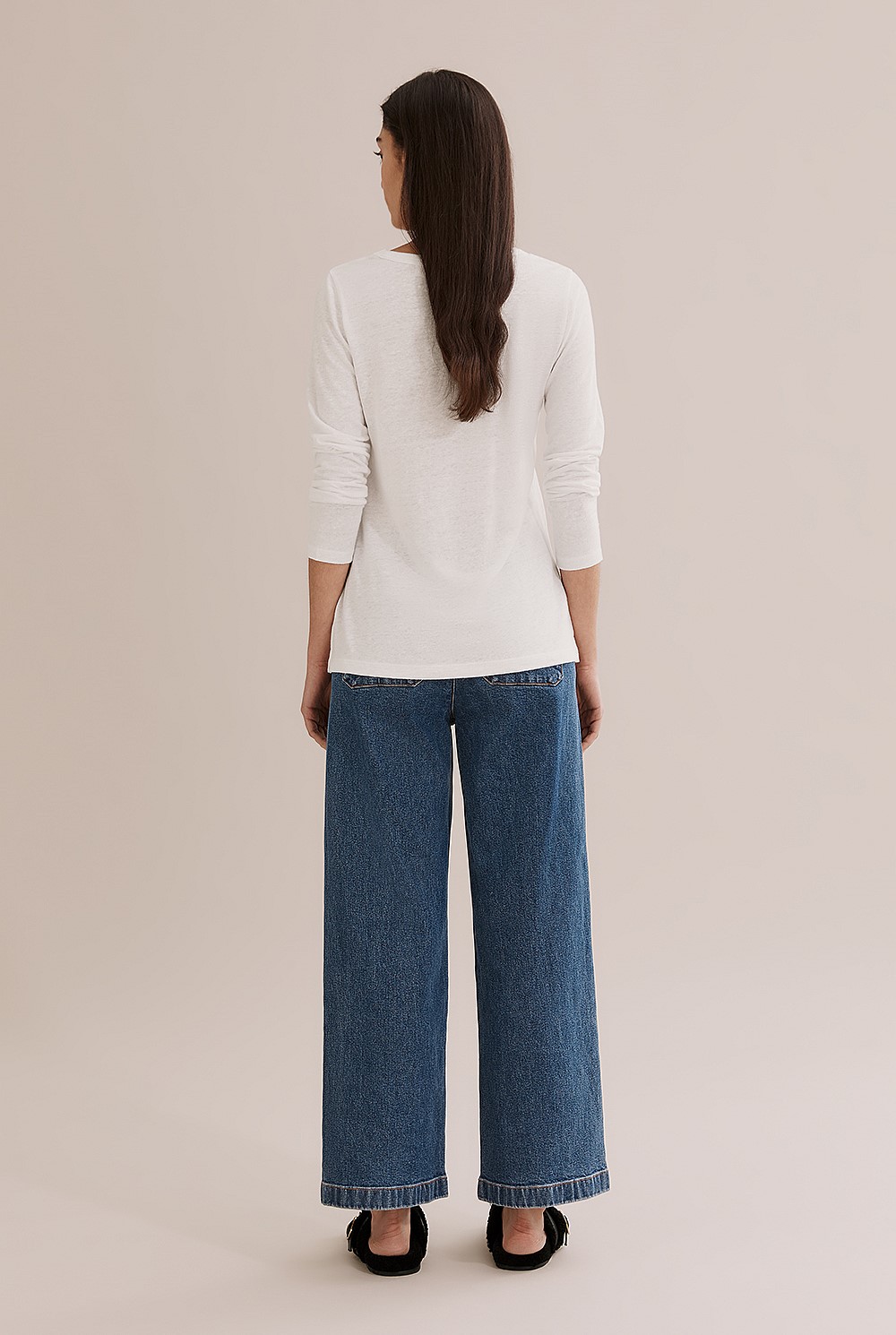 Long Sleeve Linen T-Shirt