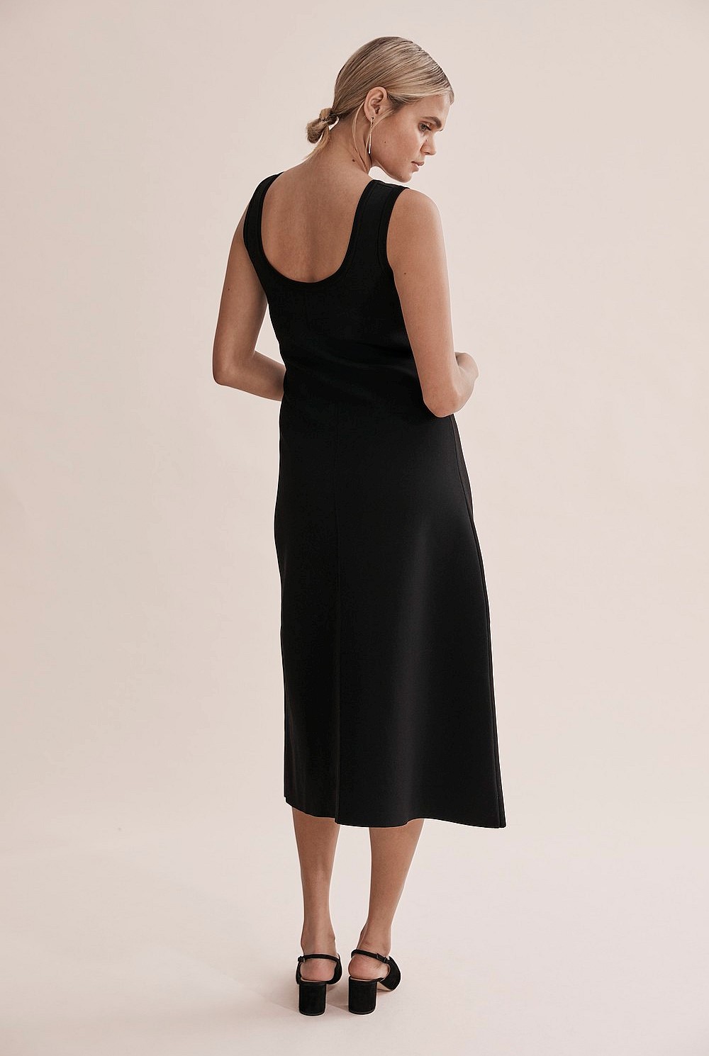 Compact Knit Scoop Dress