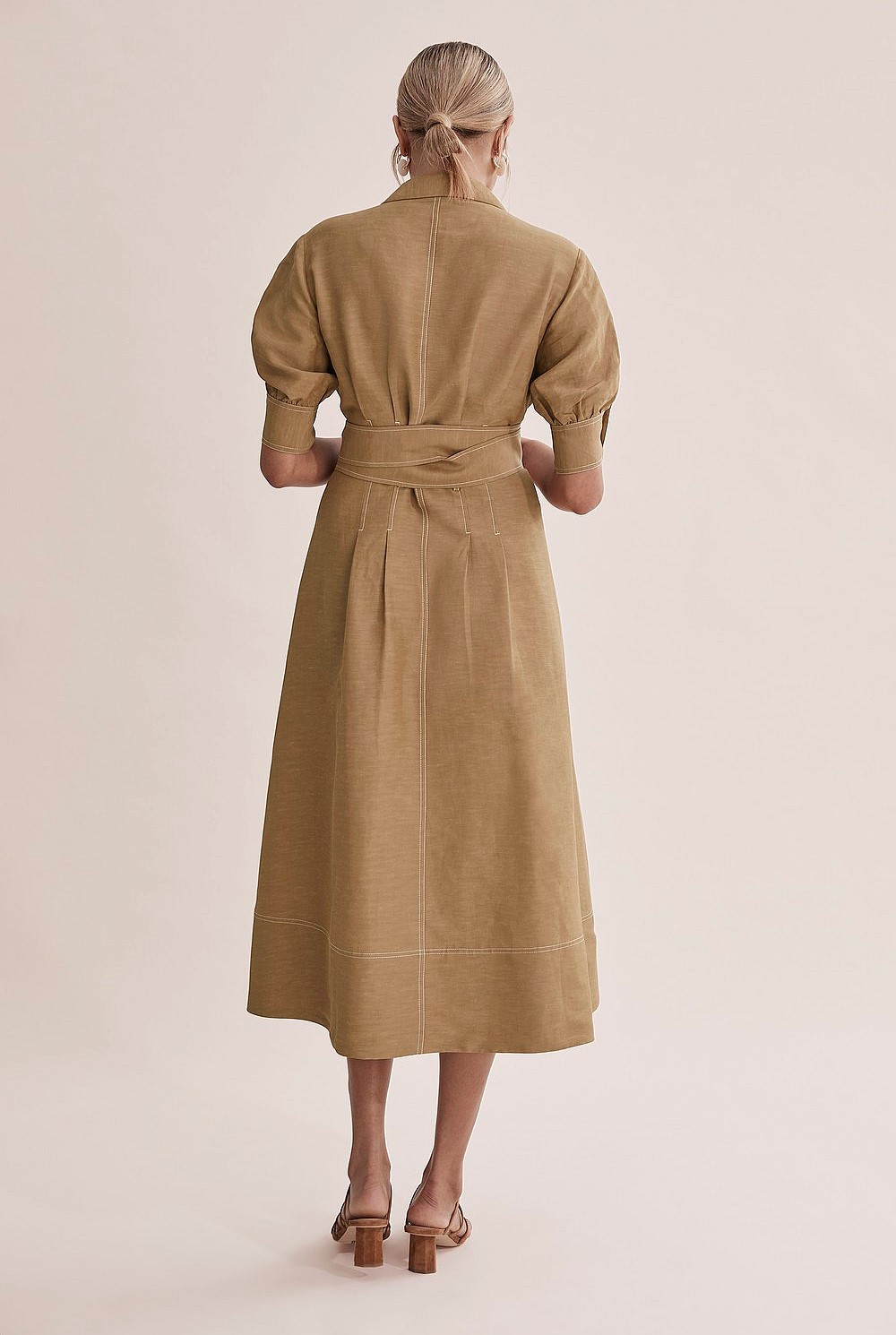 Contrast Stitch Dress