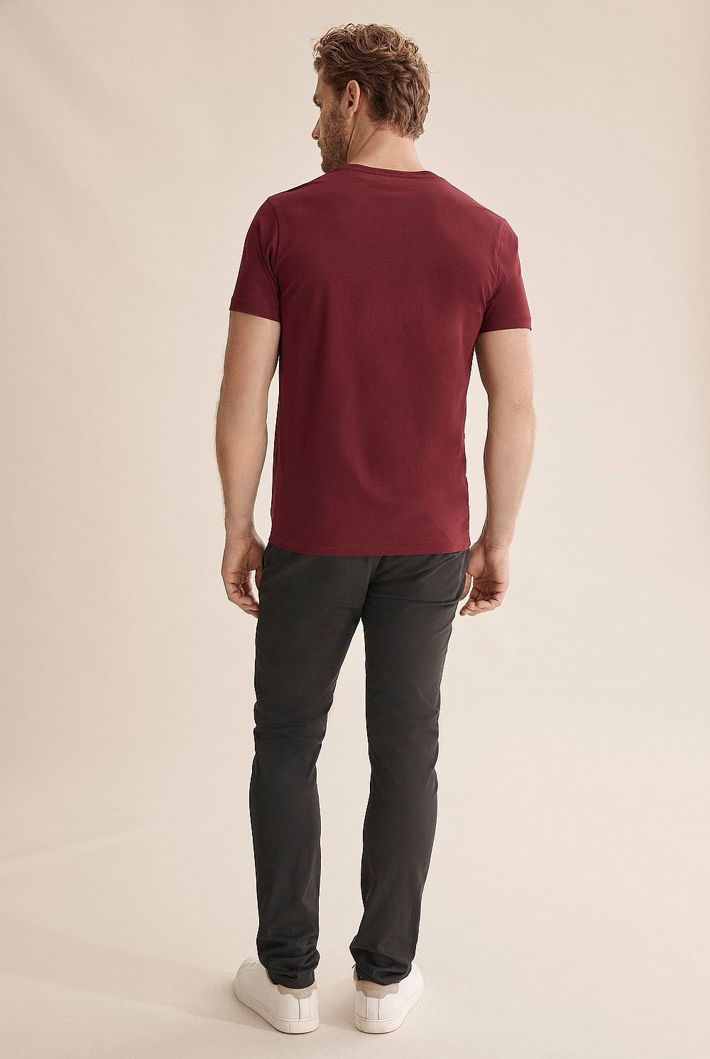 Pima Cotton V-Neck T-Shirt