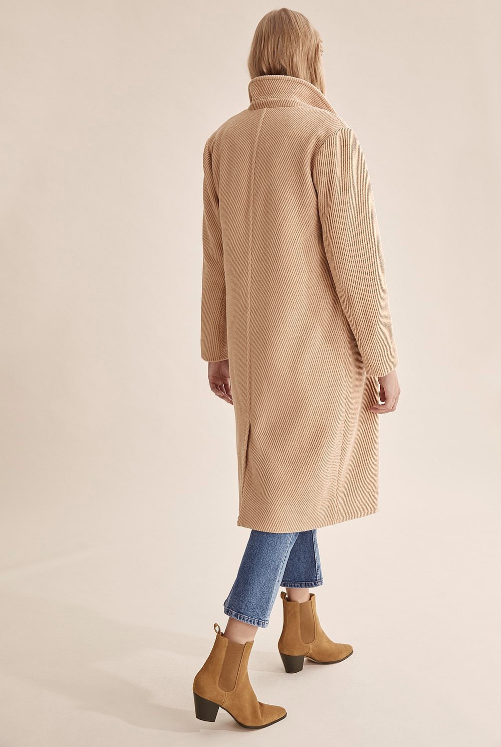 Twill Wool Coat