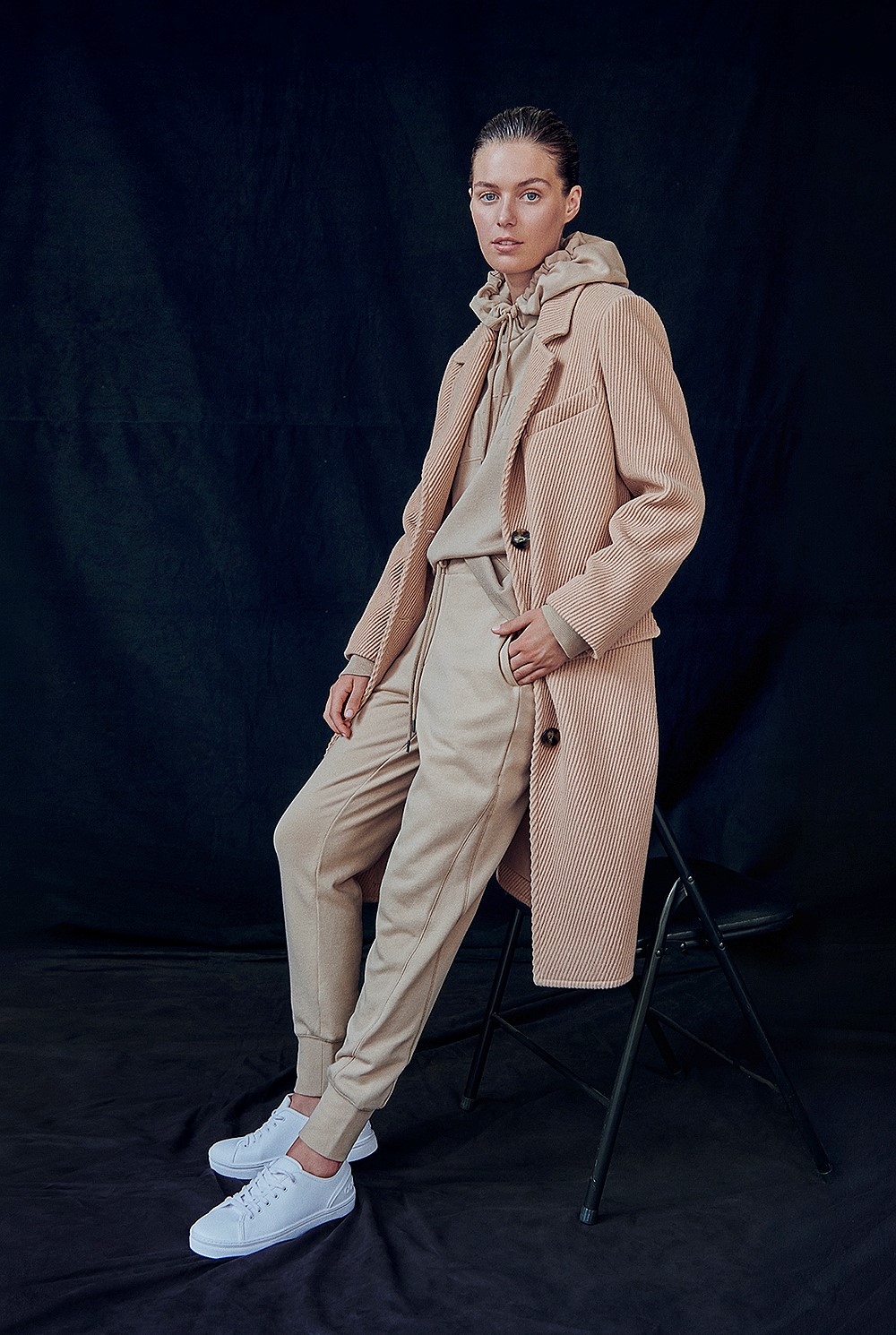 Twill Wool Coat