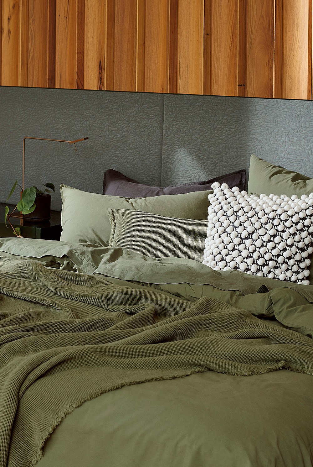 Brae Waffle Bed Cover