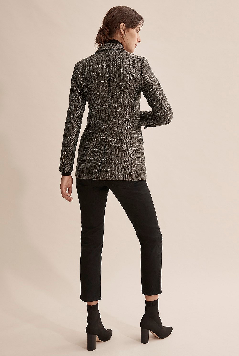 Double Breasted Longline Blazer