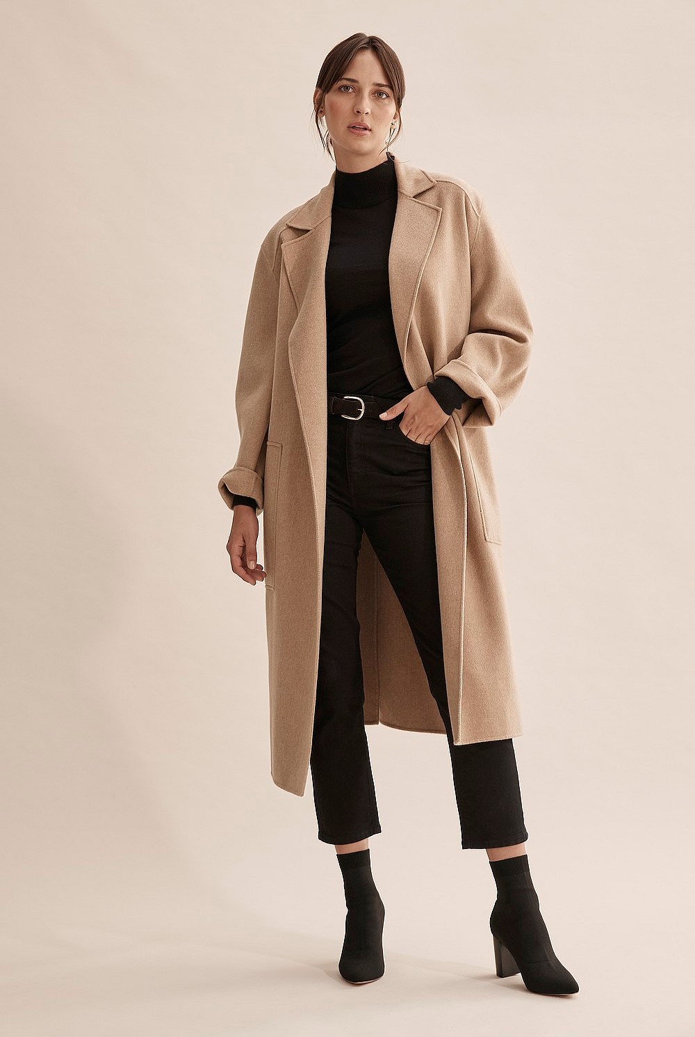 Australian Merino Wool Silk Long Sleeve Knit