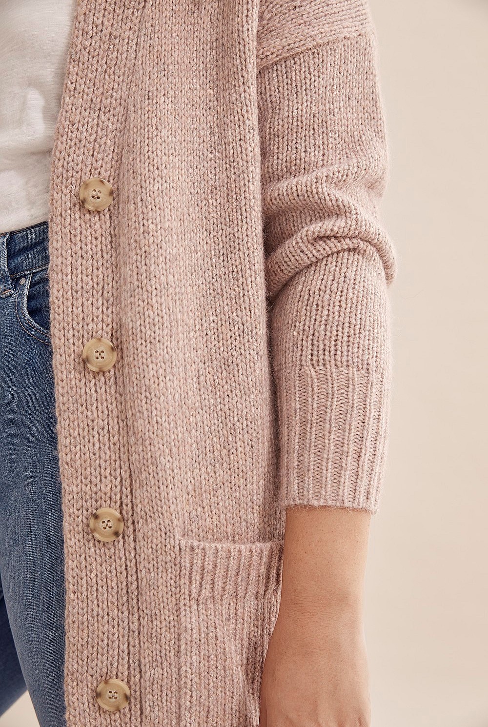 Oversized Pocket Cardigan
