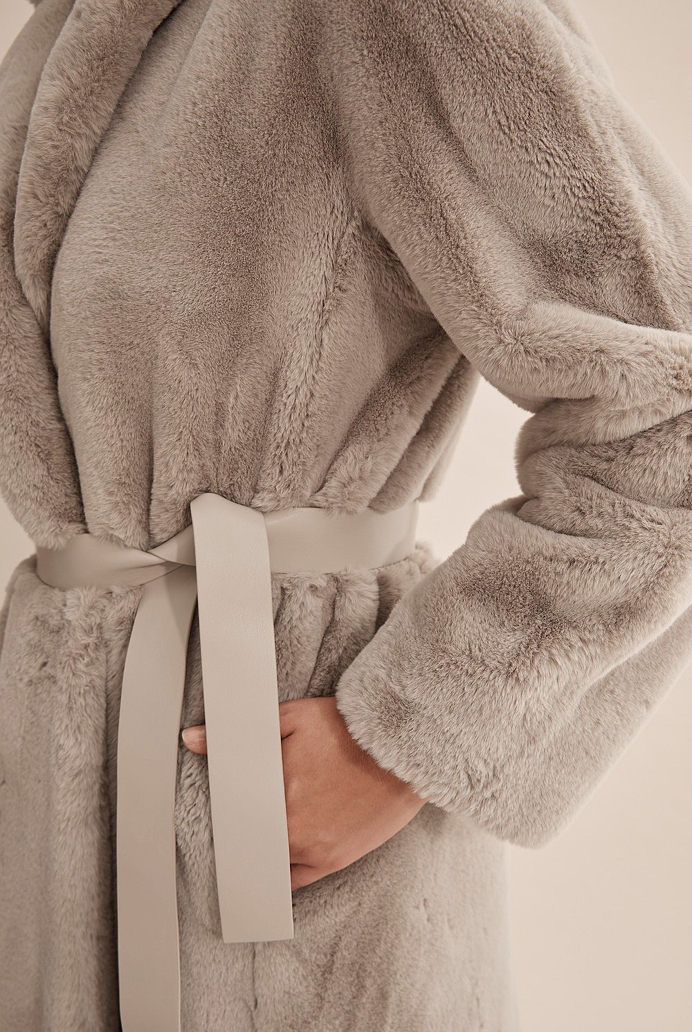 Fluffy Faux Fur Coat