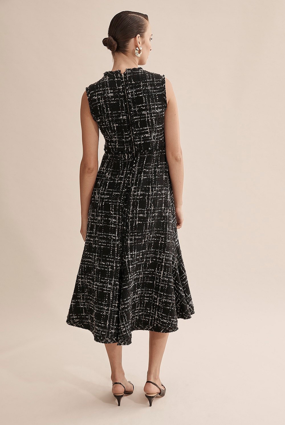 Tweed Midi Dress