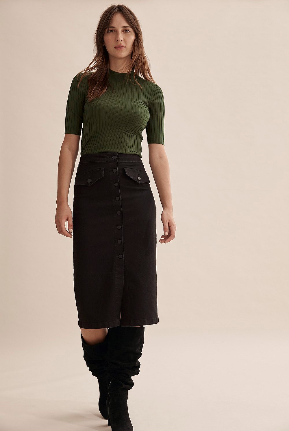 Rib Knitted Top