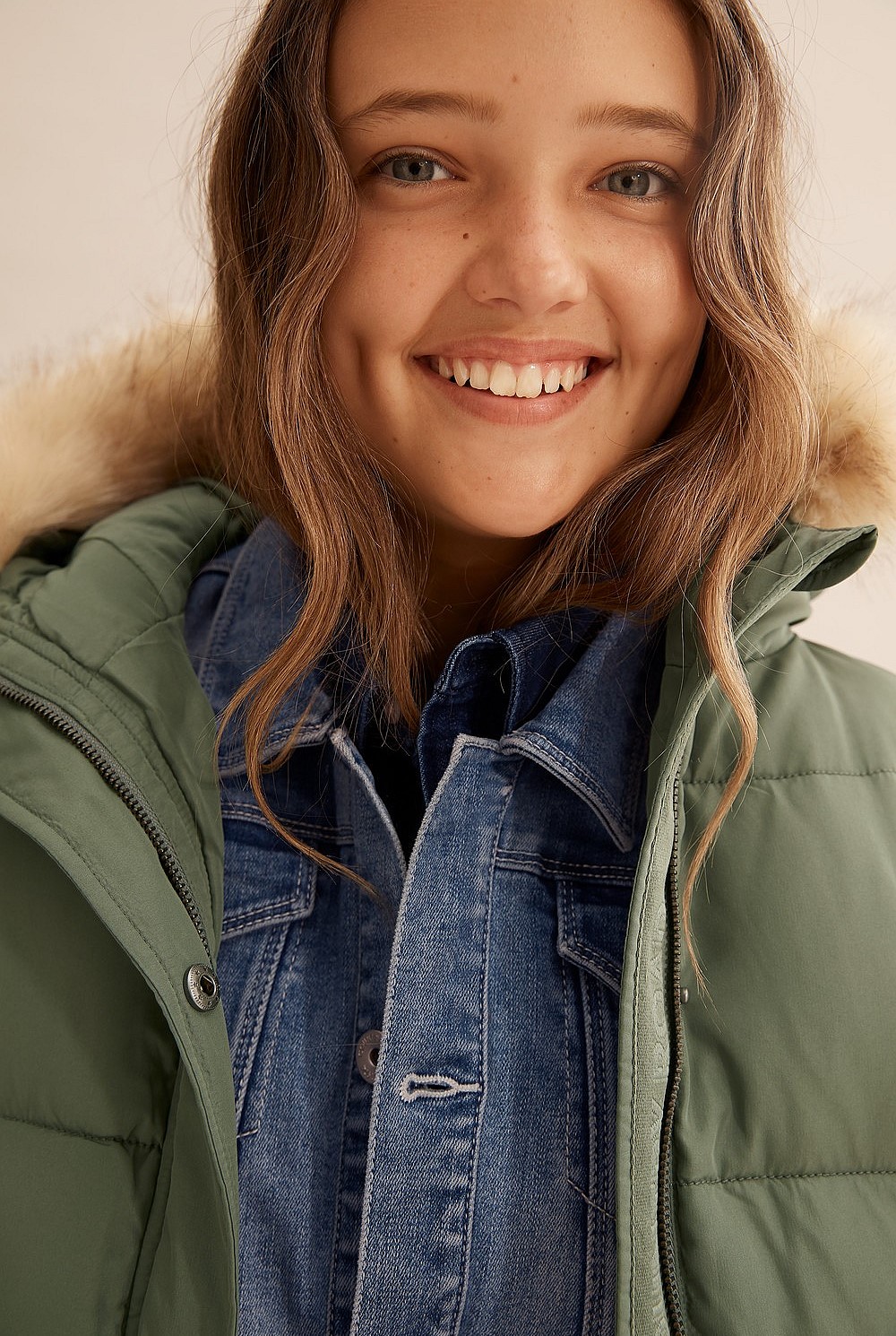 Teen Fur Trim Parka