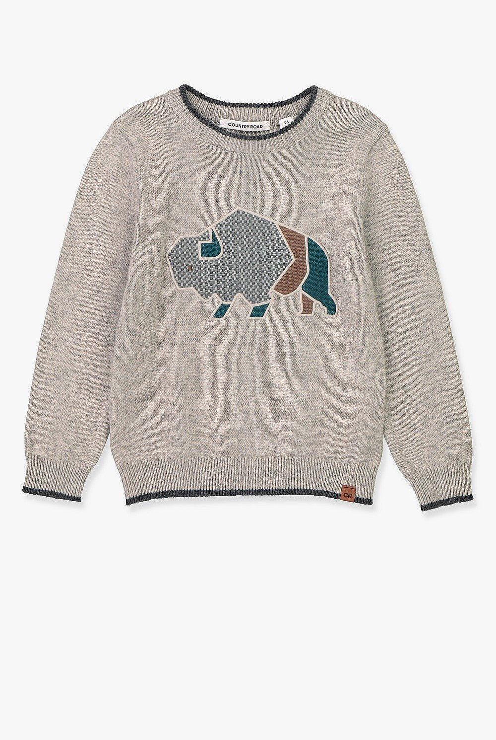 Buffalo Intarsia Knit