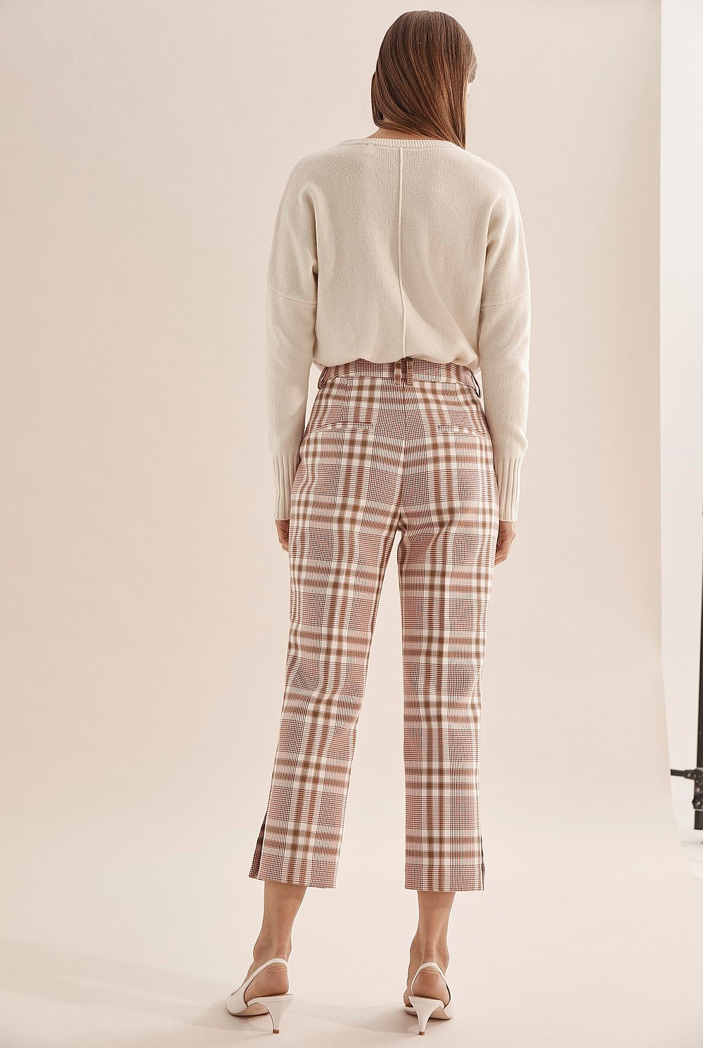 Double Cloth Check Pant