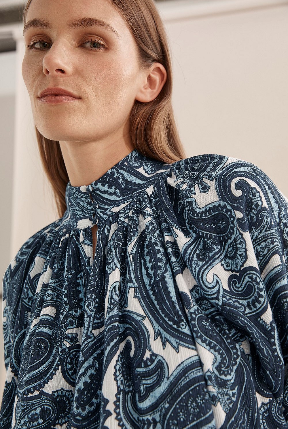 Paisley Babydoll Dress