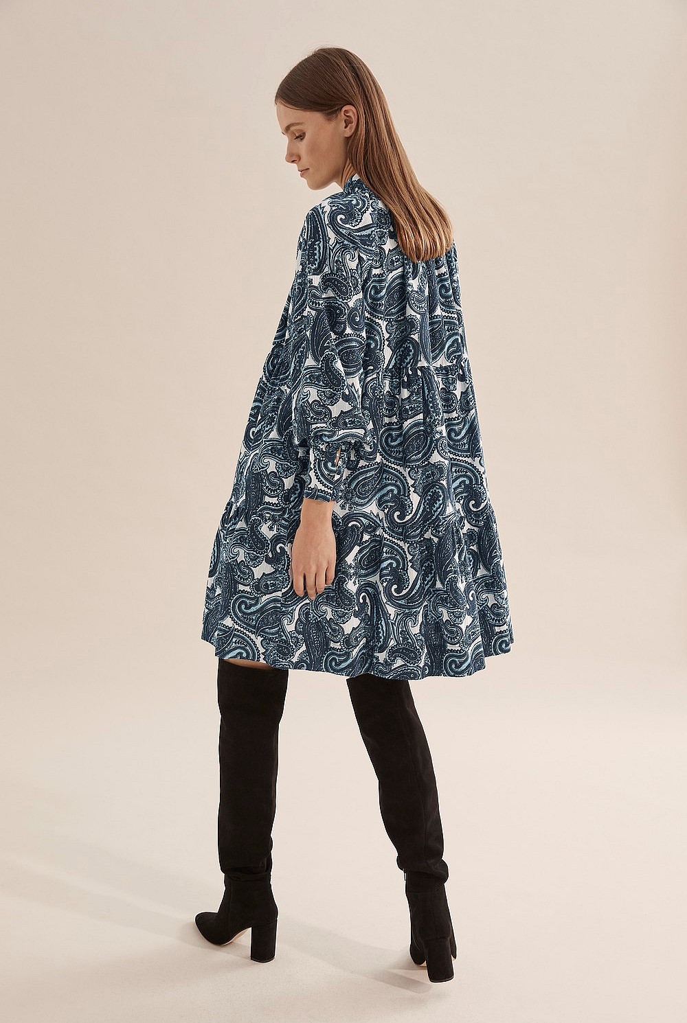 Paisley Babydoll Dress