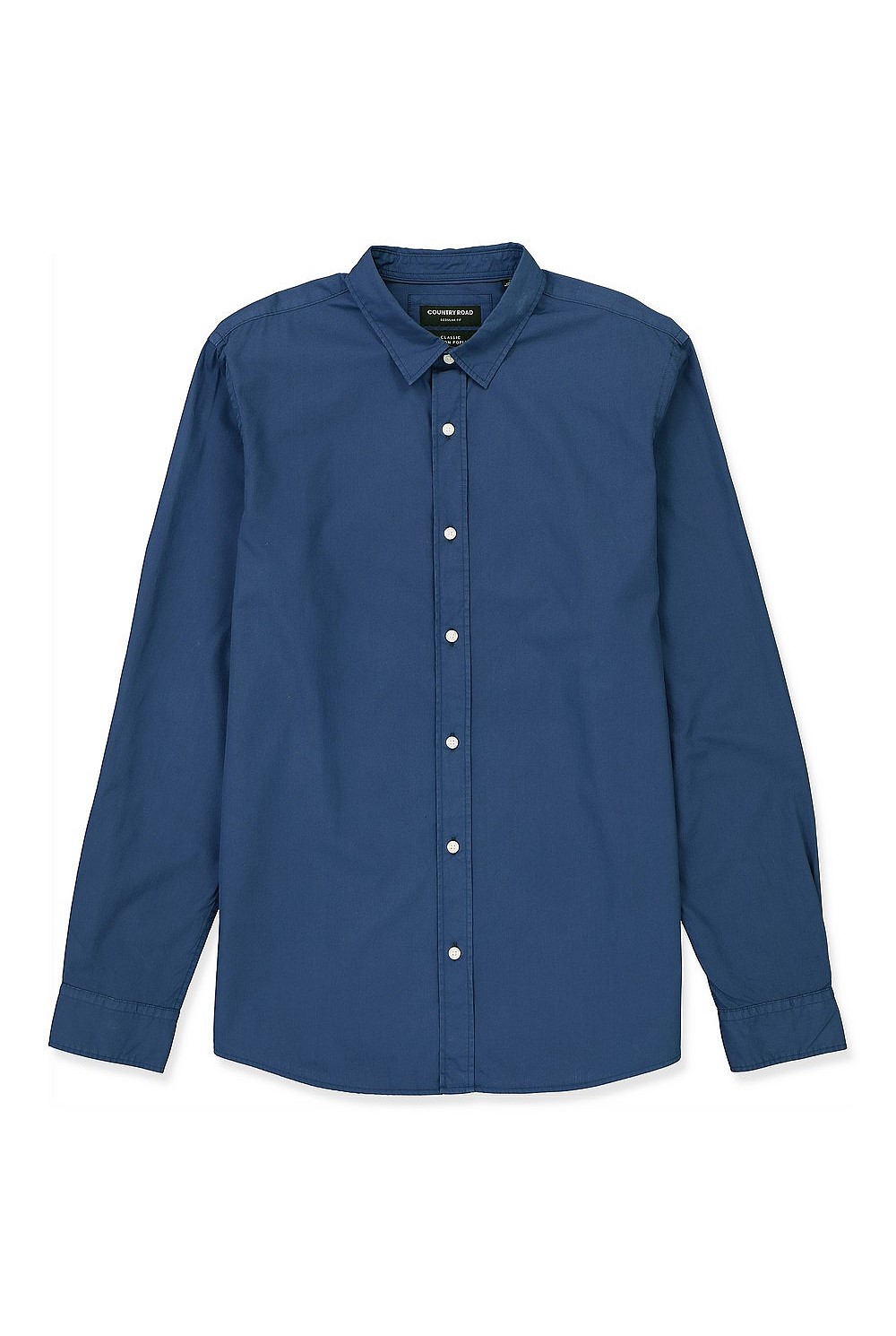 Long Sleeve Regular Poplin Shirt