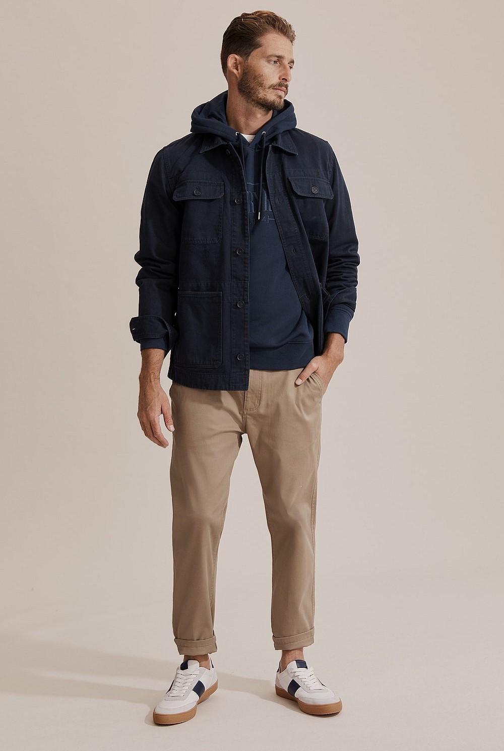 Cotton Heritage Hooded Sweat