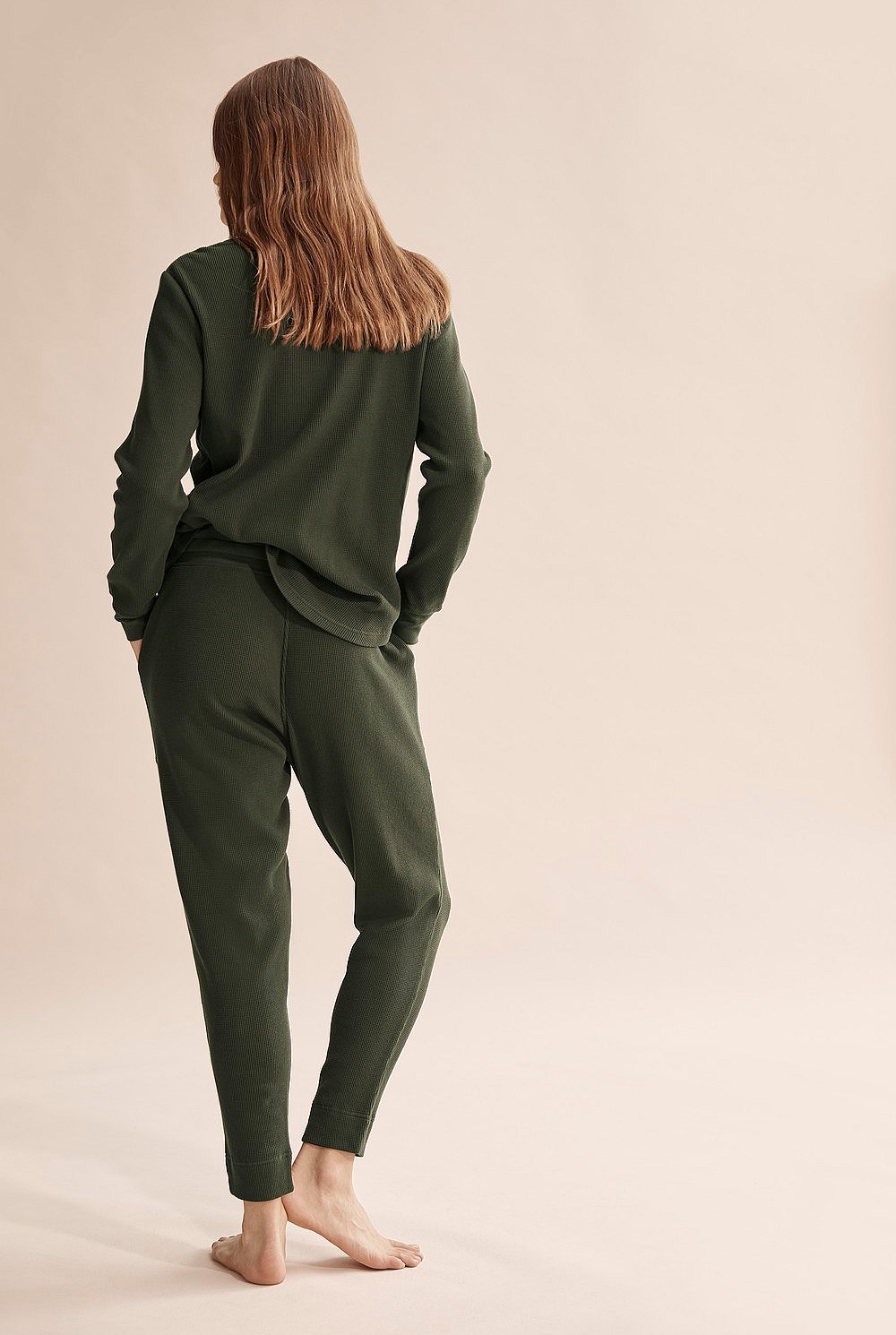 Waffle Pyjama Pullover