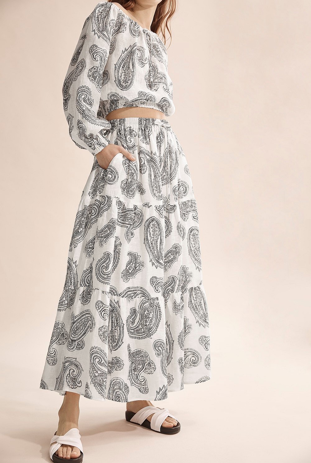 Print Resort Skirt