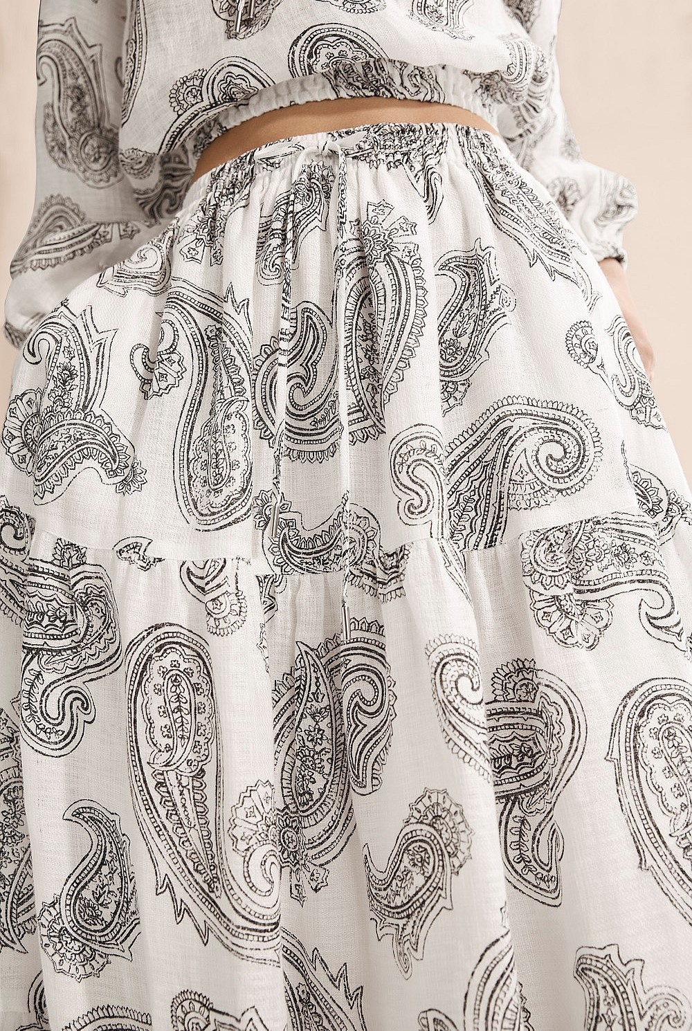 Print Resort Skirt