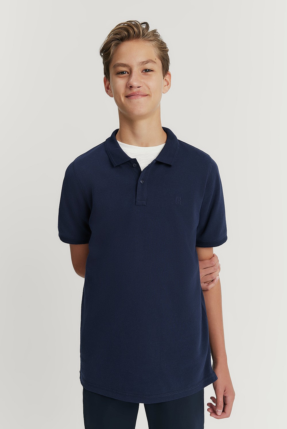 Teen Recycled Cotton Polo Shirt