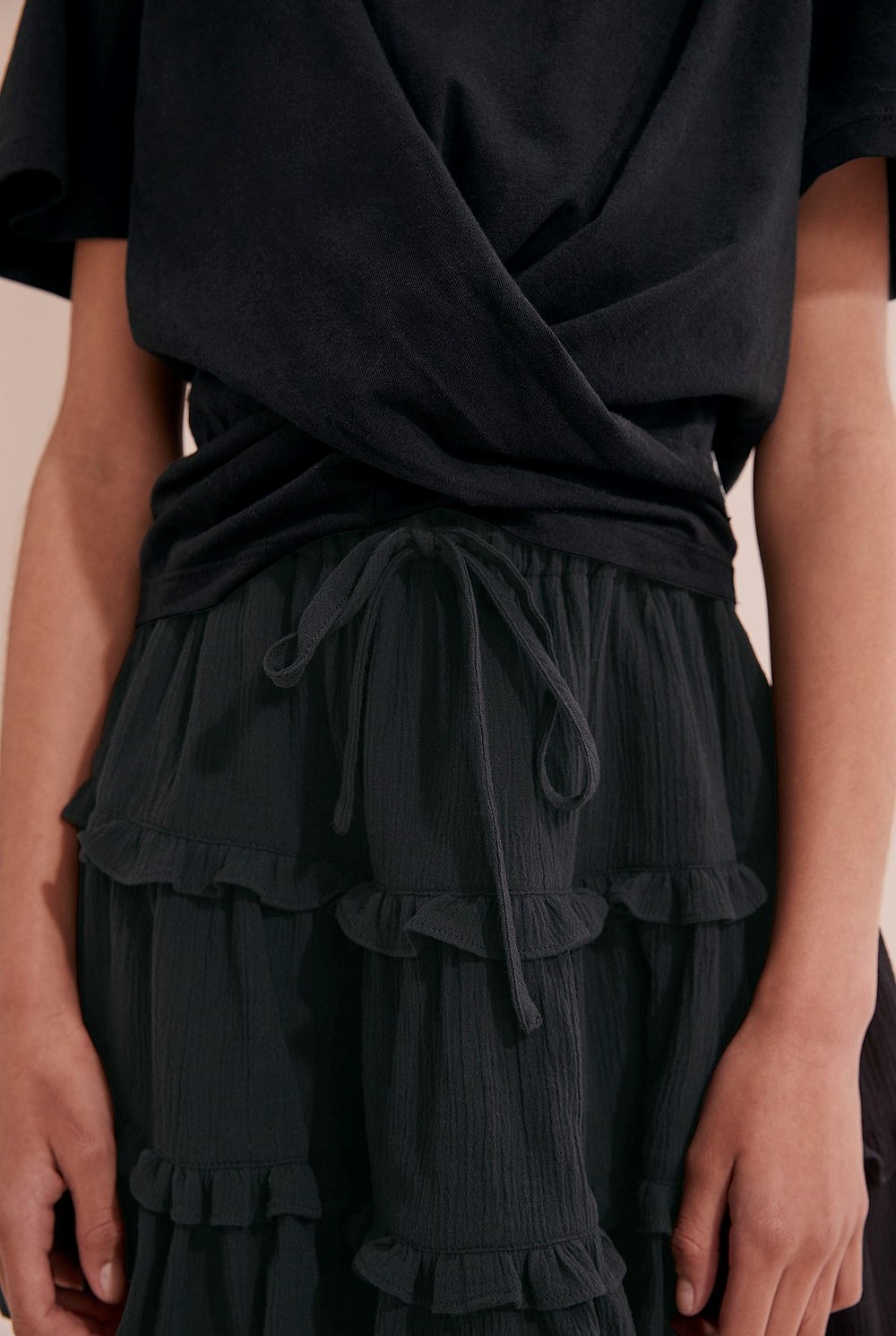 Organically Grown Cotton Flutter Knot T-Shirt