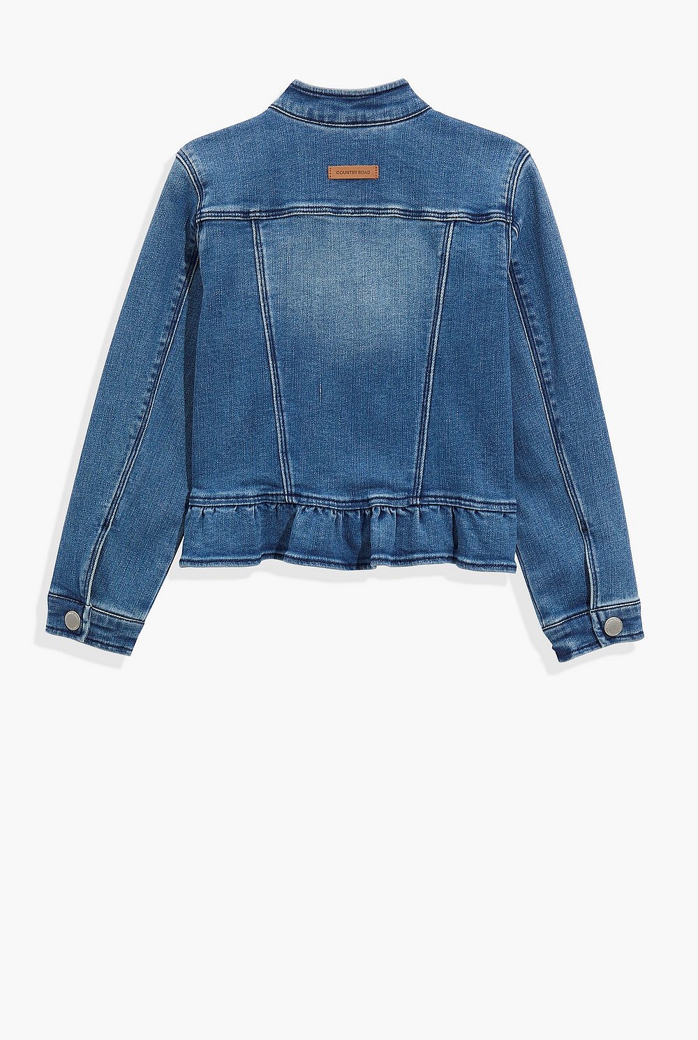 Frill Denim Jacket