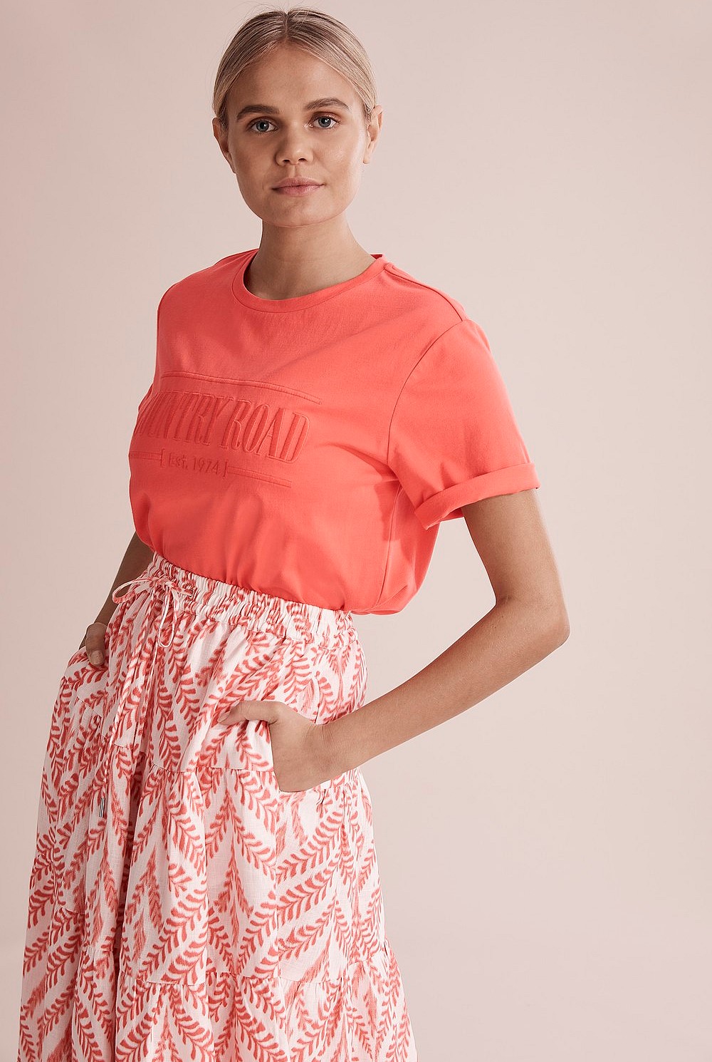 Verified Australian Cotton Heritage Embroidered T-Shirt