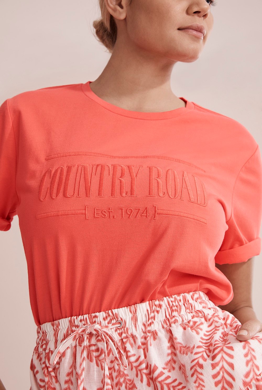 Verified Australian Cotton Heritage Embroidered T-Shirt