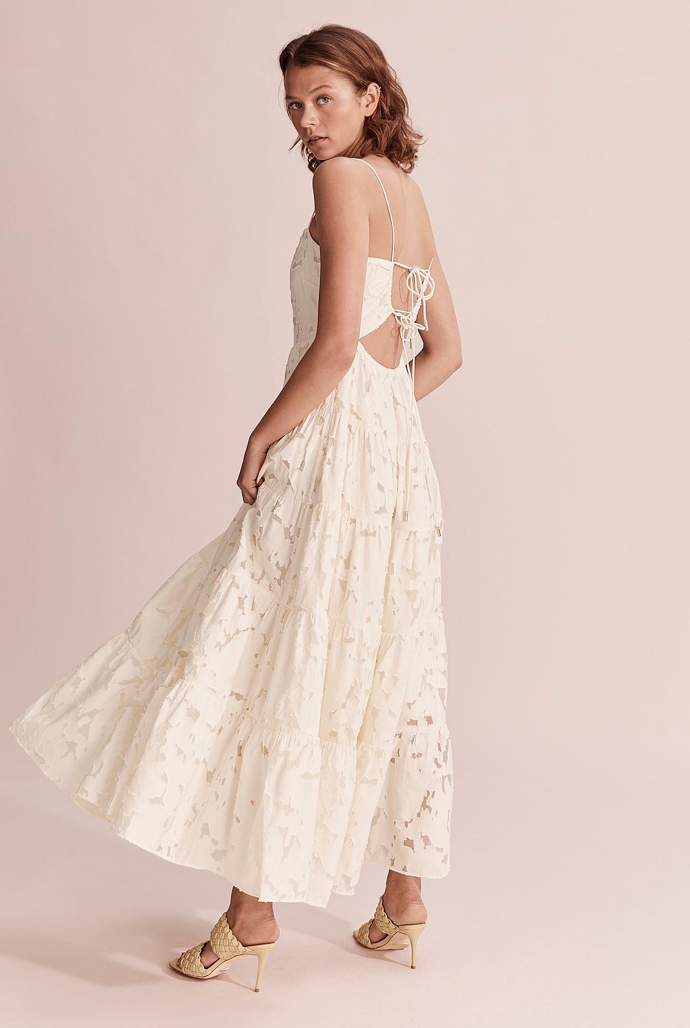 Textured Tiered Dress