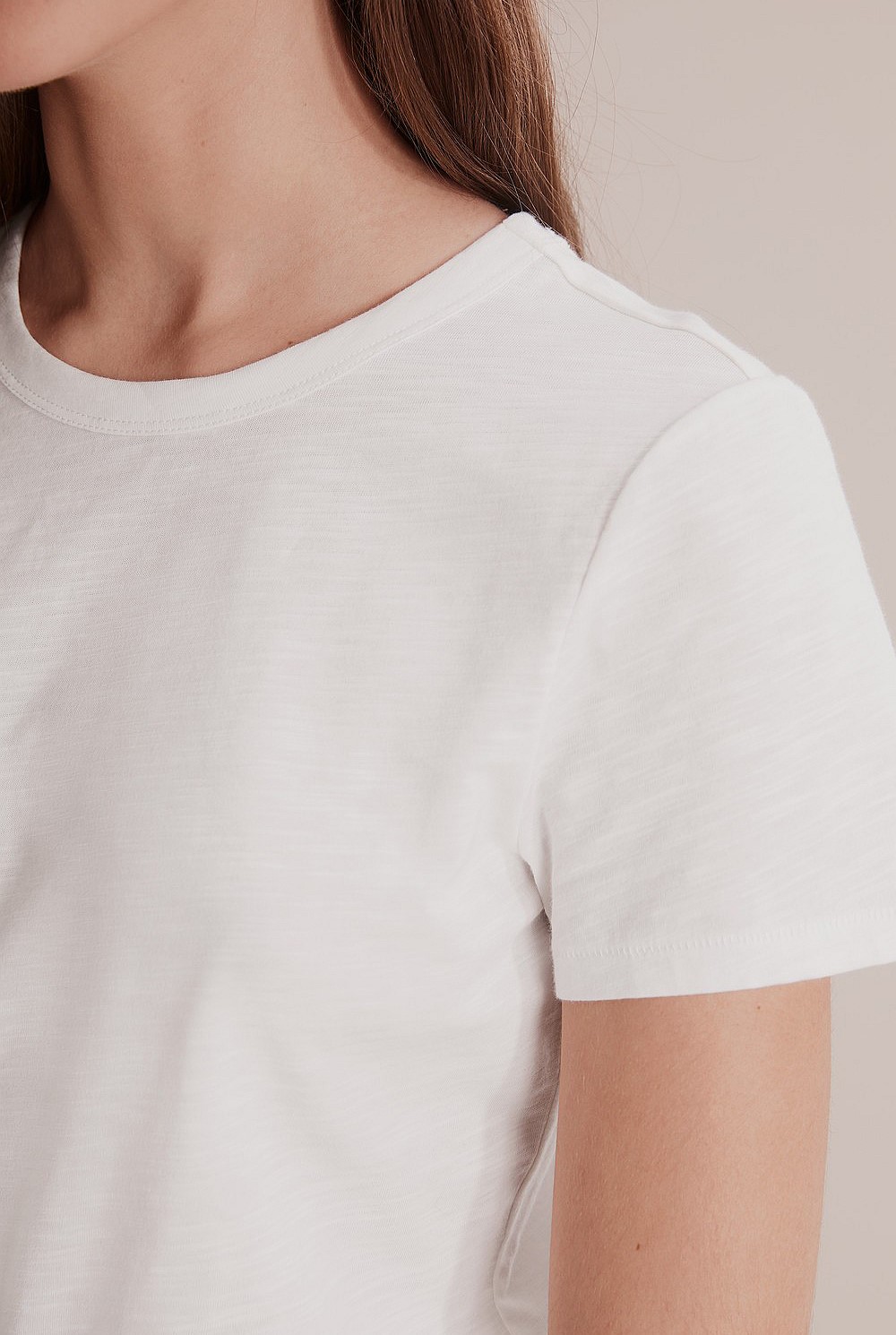 Cotton Slub Short Sleeve T-Shirt
