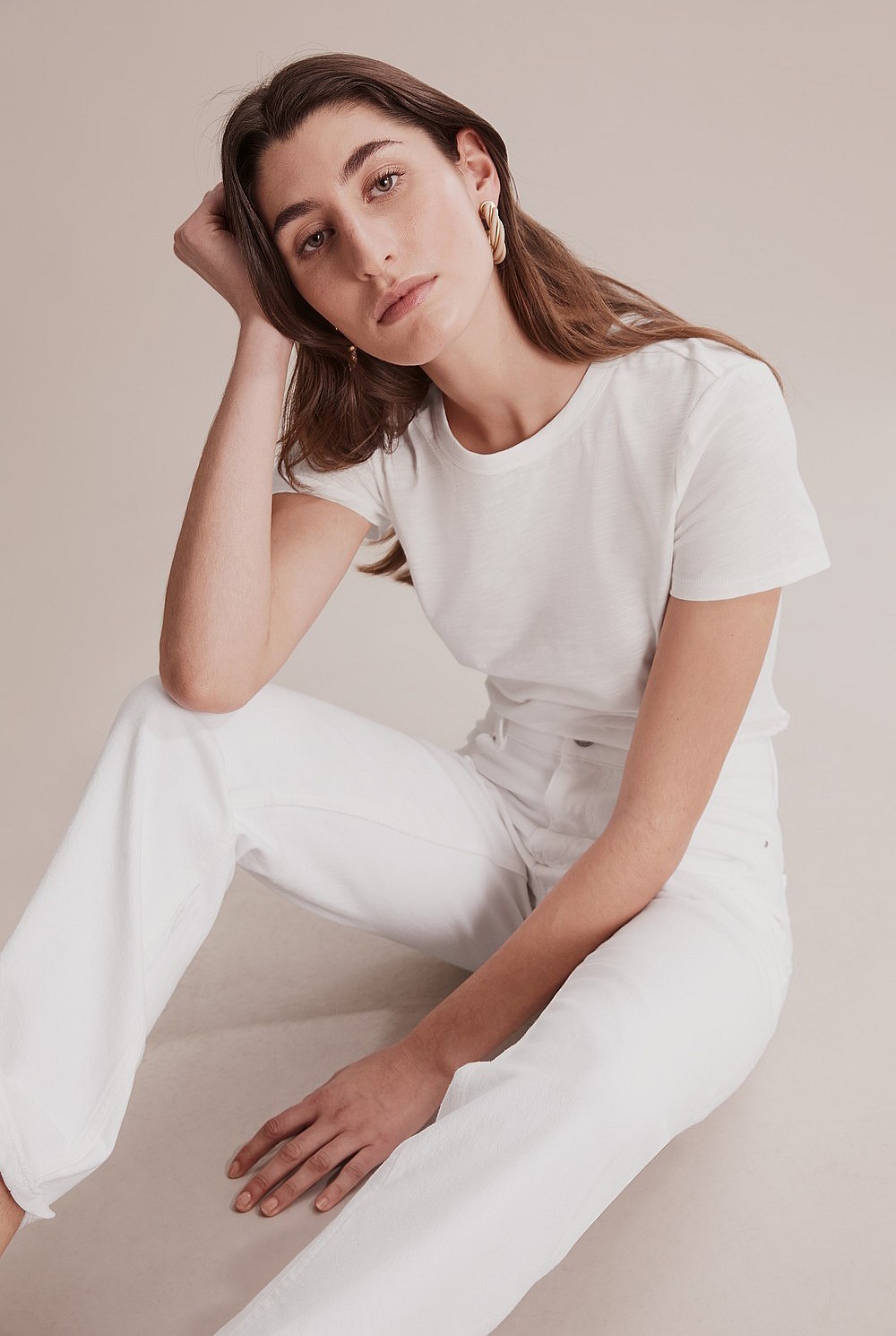 Cotton Slub Short Sleeve T-Shirt