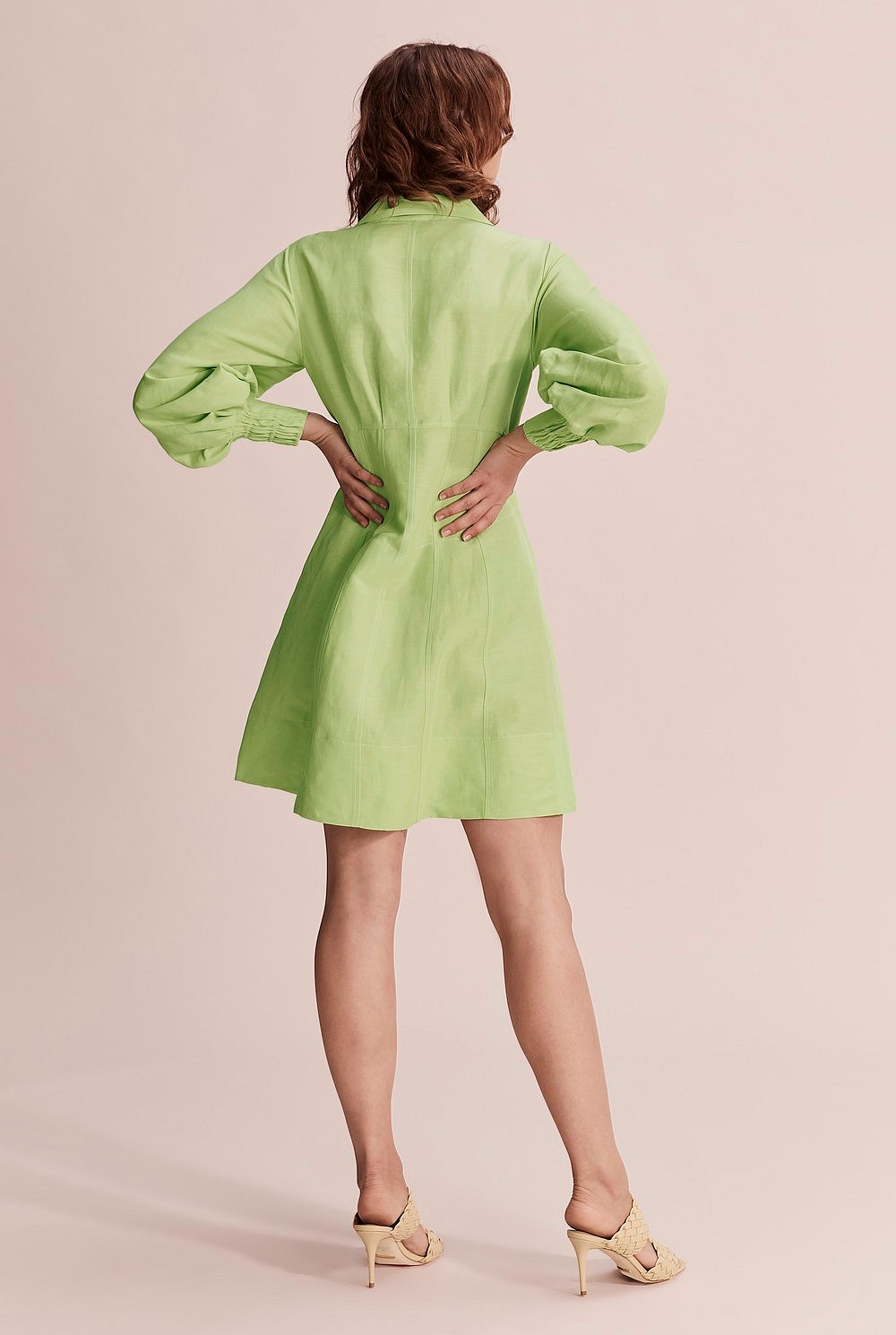 Button Through Mini Dress