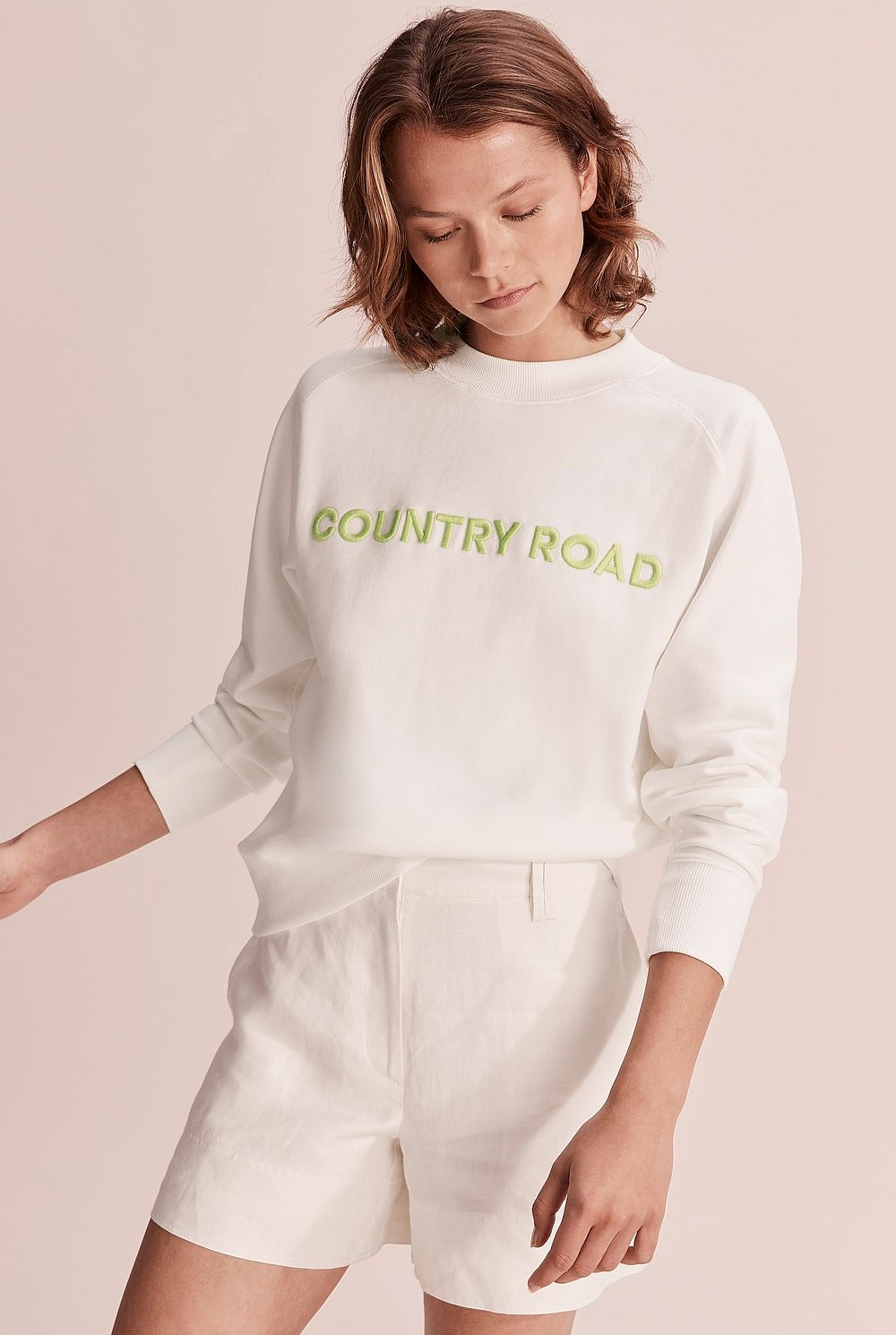 Verified Australian Cotton Heavy Embroidered Sweat