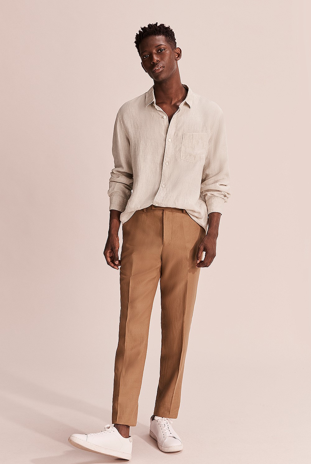 Regular Fit Linen Shirt