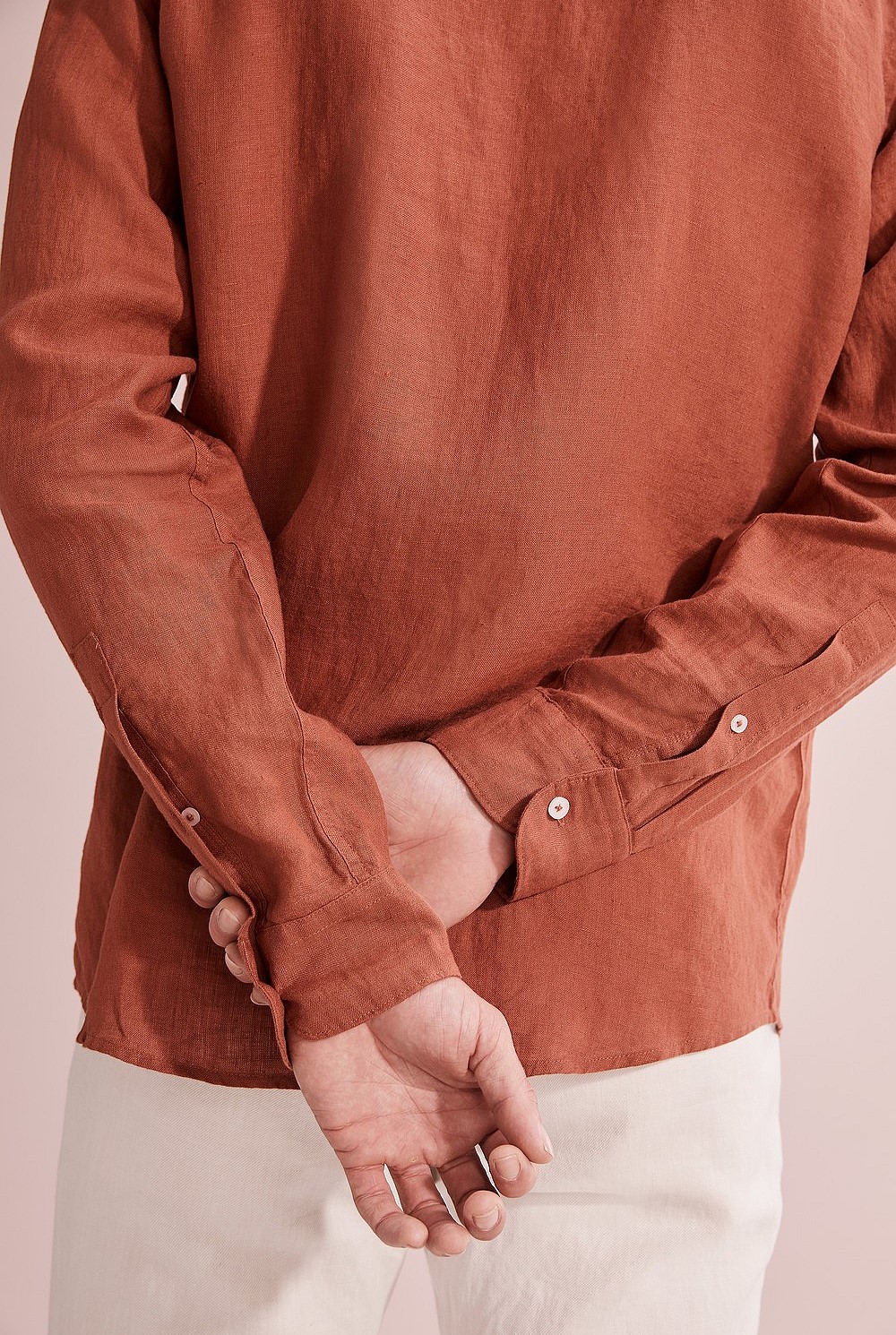 Regular Fit Organically Grown Linen Shirt