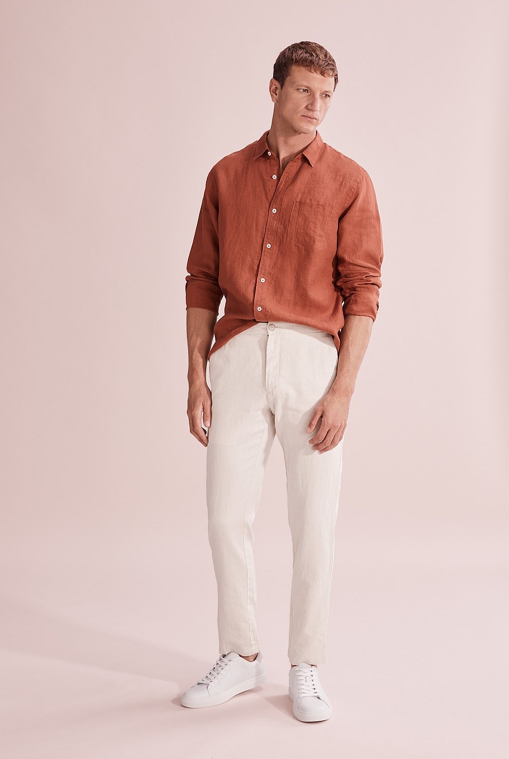 Regular Fit Organically Grown Linen Shirt