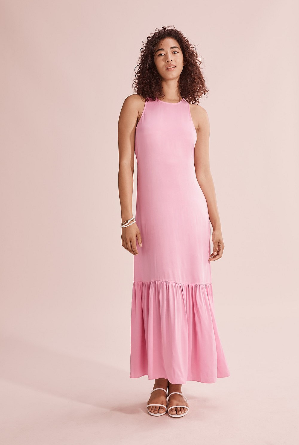 Cupro Maxi Dress
