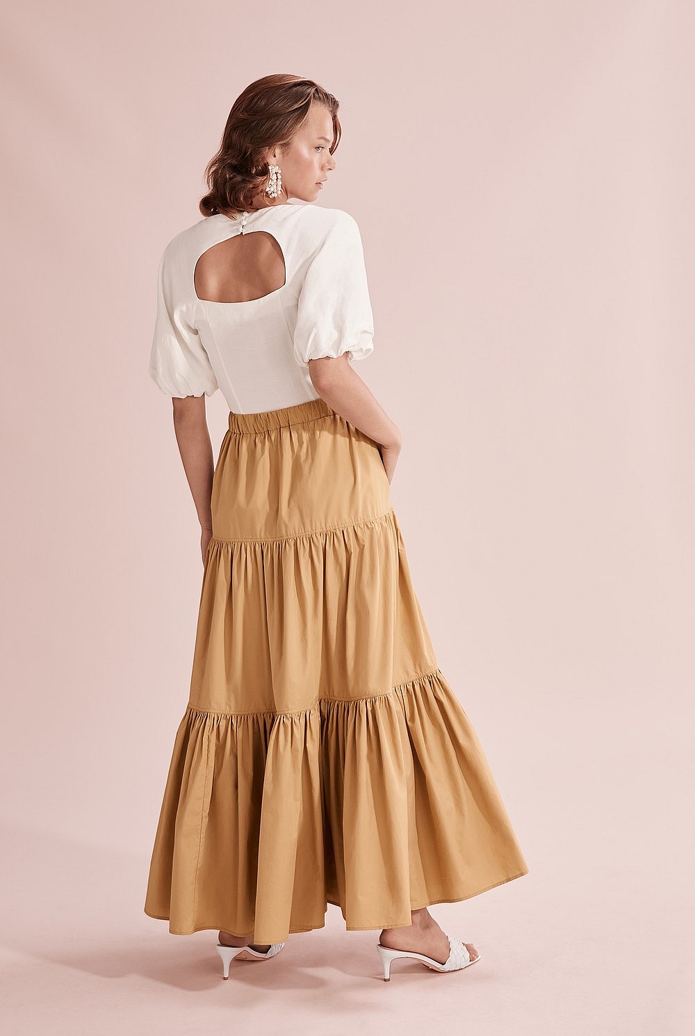 Tiered Maxi Skirt