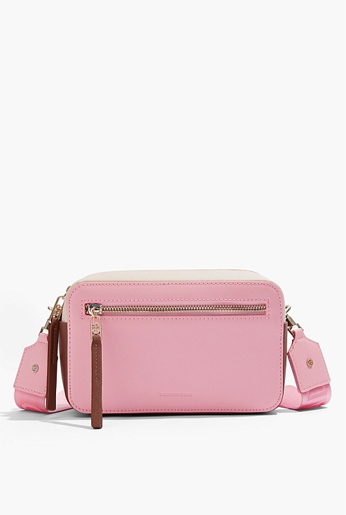 Sugar Pink Branded Camera Bag Bags Country Road