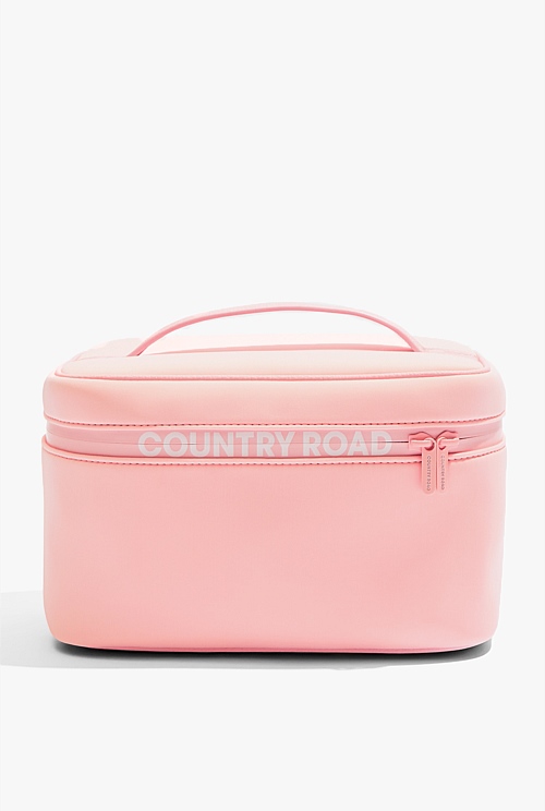 Papaya Zip Detail Large Cosmetic Bag Bags Country Road