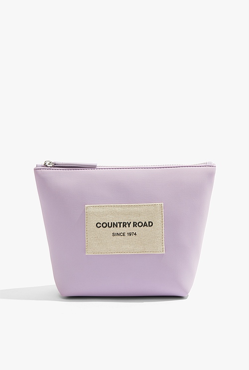 Dusty Lilac Tri Patch Cosmetic Bag Bags Country Road