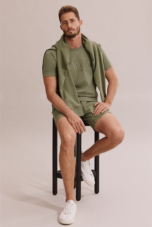 Fern Green Verified Australian Cotton Heritage Logo TShirt TShirts